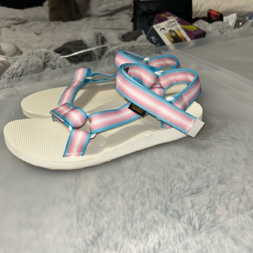Teva Pastel Striped Sandals